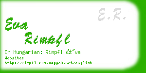 eva rimpfl business card
